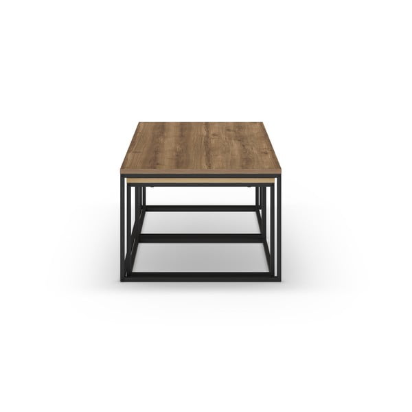 Масички за кафе в комплект от 3 броя в естествен цвят 60x110 cm Camelia - Marckeric-image-3