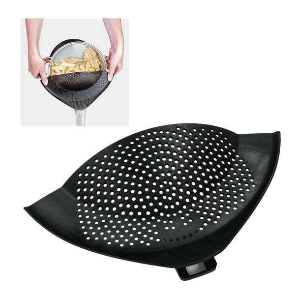 Цедка за макарони за тенджера Clip On, 28 x 13 cm - Metaltex-image-1