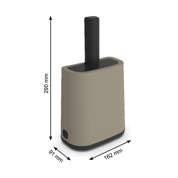 Лопатка с държач 9x16 cm Biala - Rotho-image-2