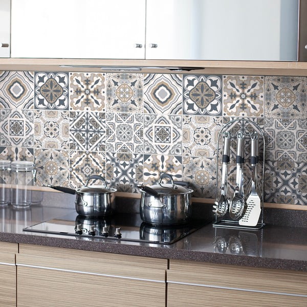 Комплект от 24 декоративни стикера за стена , 15 x 15 cm Giacomo - Ambiance-image-2