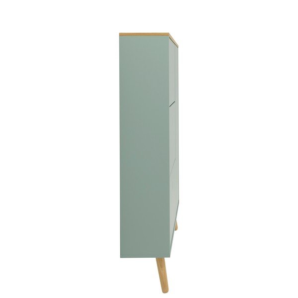 Синя етажерка за обувки с панти Dot - Tenzo-image-4