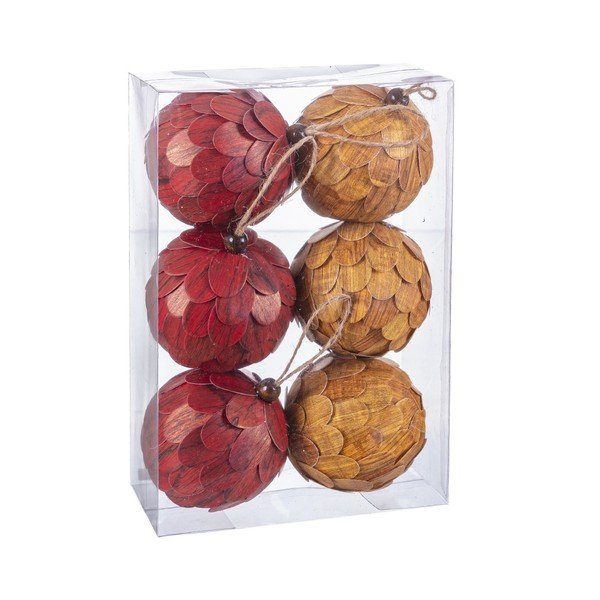 Коледни орнаменти в комплект от 6 броя - Casa Selección-image-1