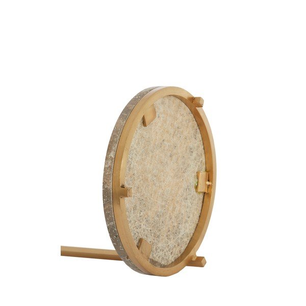 Кръгла странична масичка с мраморна плоча ø 26 cm Leda – Light & Living-image-4