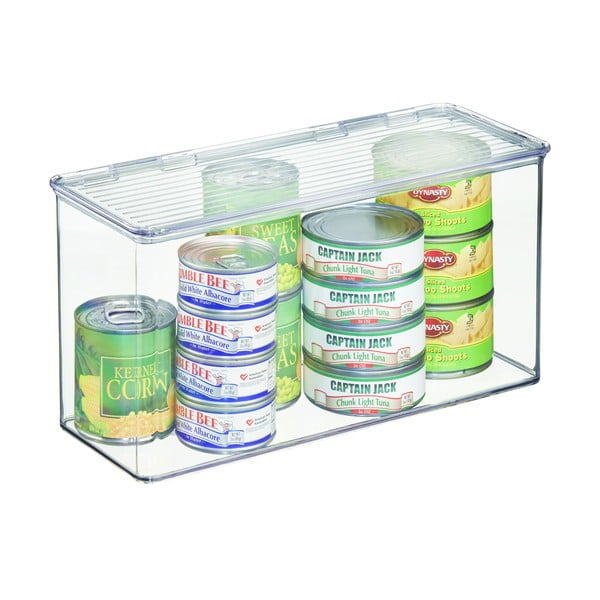 Прозрачна кутия за съхранение с капак , 14,5 x 34 cm Binz - iDesign-image-4