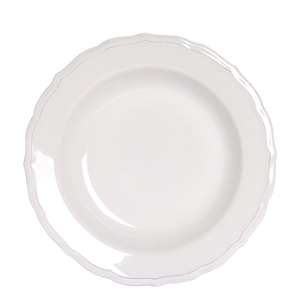 Бяла керамична чиния Eaton, 27,5 cm - Butlers
