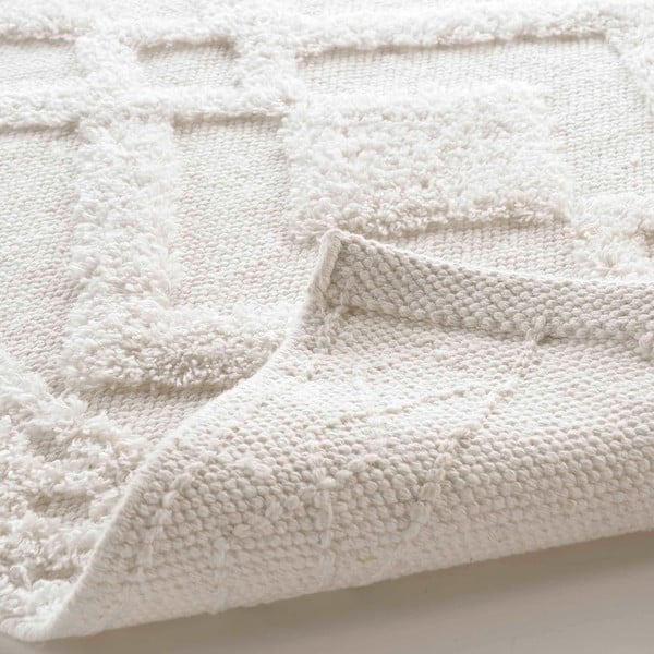 Бял килим за баня 50x80 cm Gladis – douceur d'intérieur-image-3