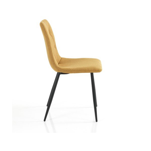 Трапезни столове в комплект от 2 бр. в цвят жълта охра Mesh – Tomasucci-image-2