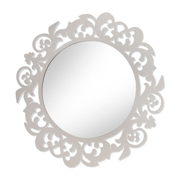 Бяло метално огледало Preciozi - Brandani