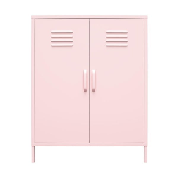 Розов метален шкаф 80x101 cm Cache - Novogratz