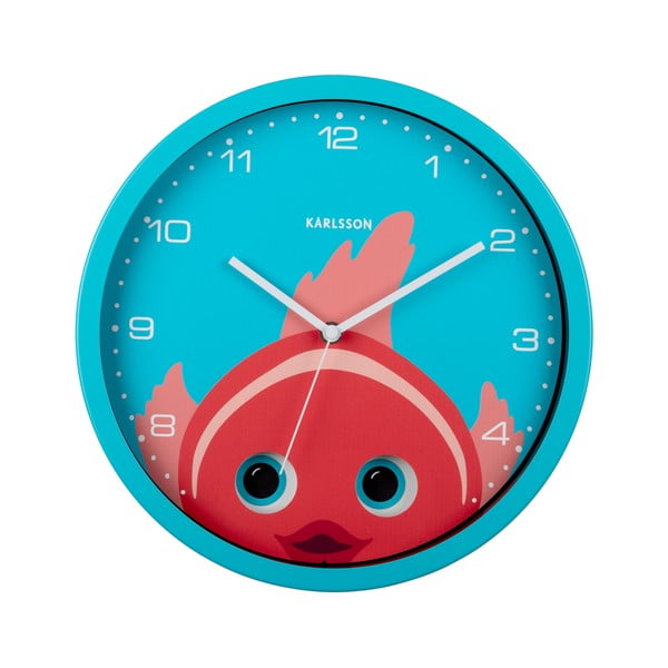 Детски часовник ø 31 cm Peekaboo Goldfish – Karlsson