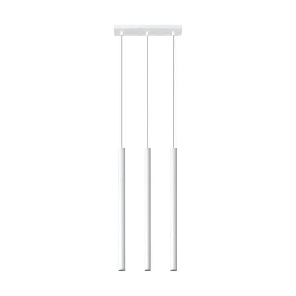 Бяла висяща лампа, дължина 30 cm Fideus - Nice Lamps