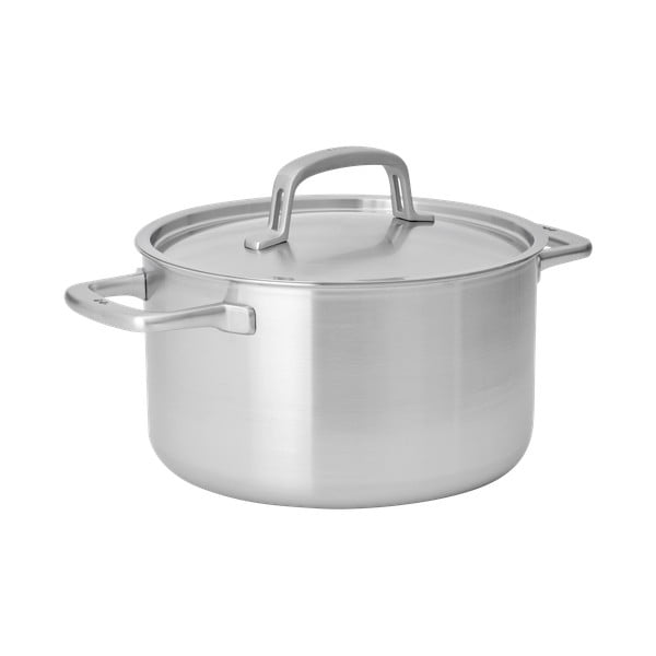 Касерола от неръждаема стомана с капак подходяща за индукционен котлон 5,5 l Lucca 3.0 – FABINI