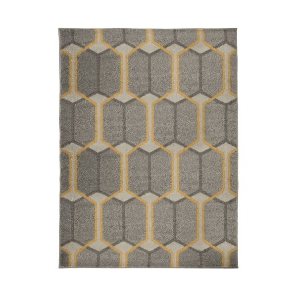 Сив килим , 200 x 275 cm Urban Trellis - Flair Rugs