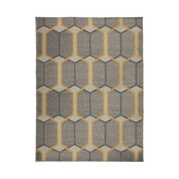 Сив килим , 200 x 275 cm Urban Trellis - Flair Rugs