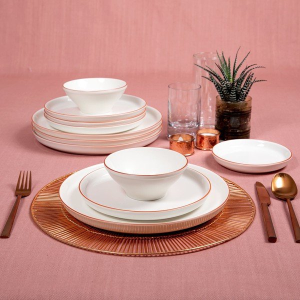 Комплект за хранене от порцелан 16 бр. Classical - Güral Porselen-image-1
