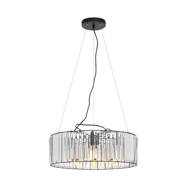 Висящо осветително тяло със стъклен абажур ø 50 cm Akiko – Premier Housewares-image-1