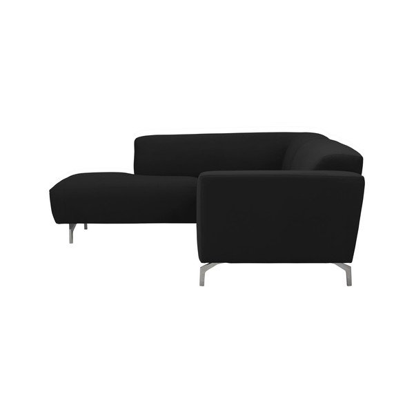 Černá rohová pohovka Windsor & Co Sofas Orion, levý roh-image-2