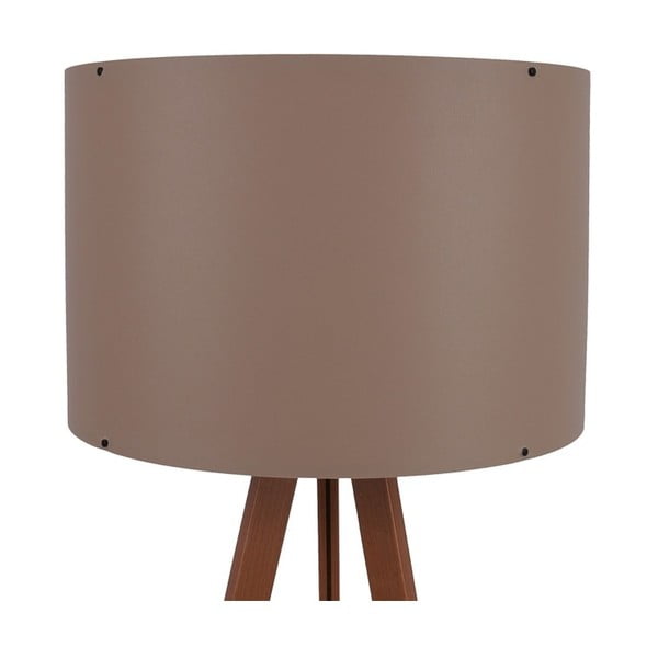 Подова лампа с кафяв абажур Aiden - Insignio-image-2