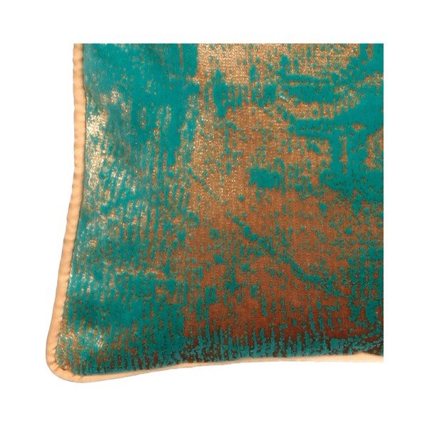 Двустранна възглавница в тюркоазено и бежово Muro, 45 x 45 cm - Kate Louise-image-3