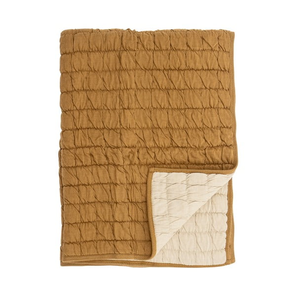Кафяво памучно бебешко одеяло 80x100 cm Baille - Bloomingville Mini