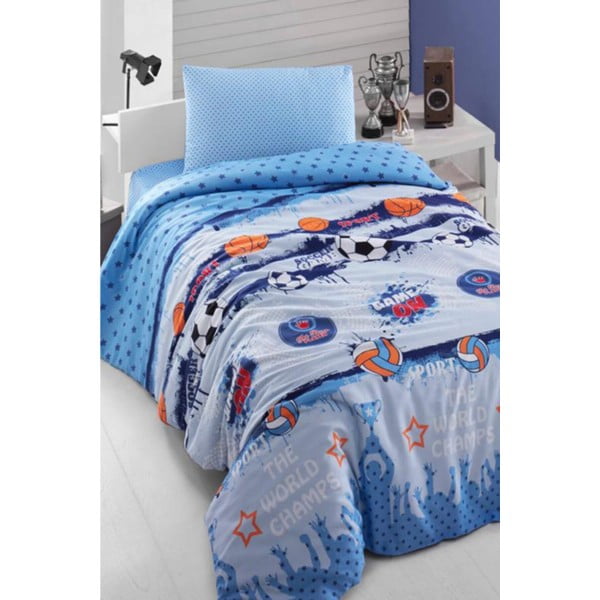 Единично спално бельо с чаршаф Teen, 160 x 220 cm - Pure Cotton