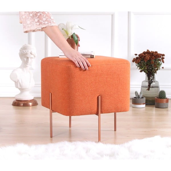 Оранжева табуретка Copper – Artie-image-4