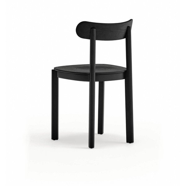 Черен трапезен стол от декор от ясен Nara – Teulat-image-4