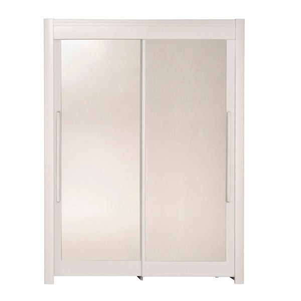Bílá šatní skříň s posuvnými dveřmi Parisot Adorlée, šířka 160 cm