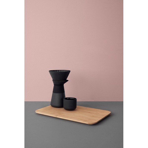 Черен глинен комплект за филтрирано кафе 600 ml Theo – Stelton-image-4