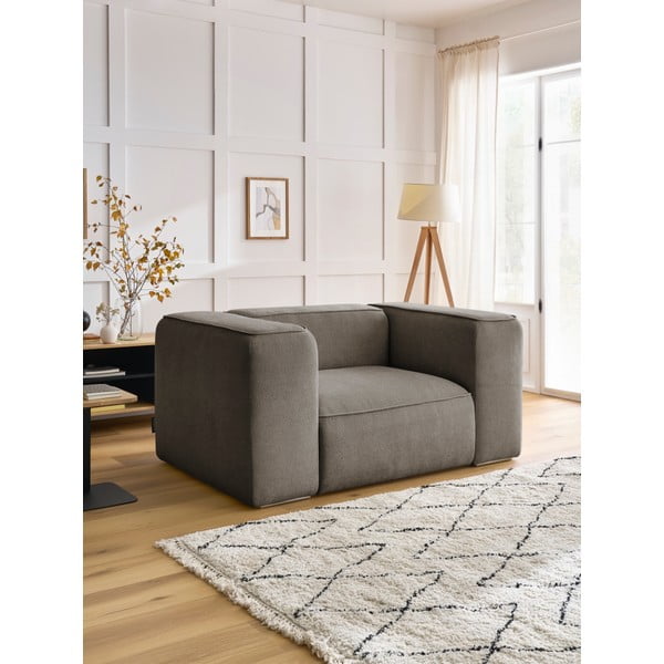 Сиво-бежово кресло Zephyr – Bobochic Paris-image-1