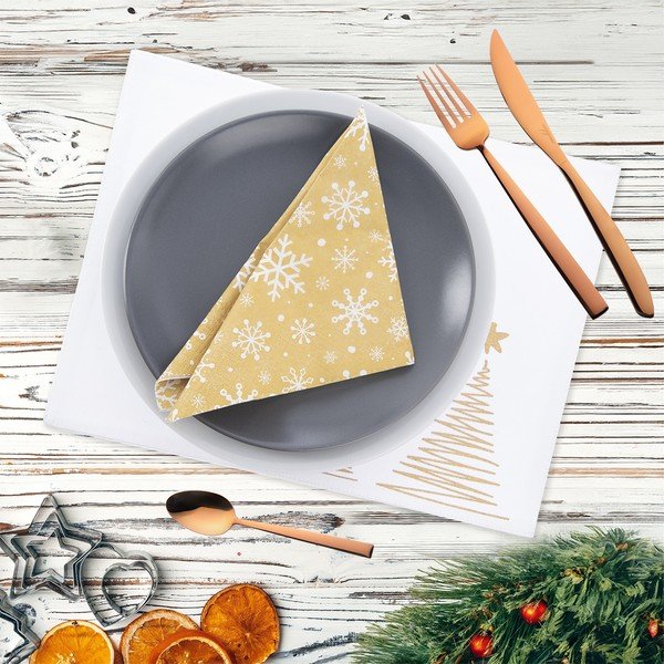 Памучена подложка за хранене с коледен мотив 25x35 cm Stromek – Orion-image-2