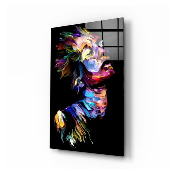 Картина върху стъкло , 46 x 72 cm Effect Woman - Insigne