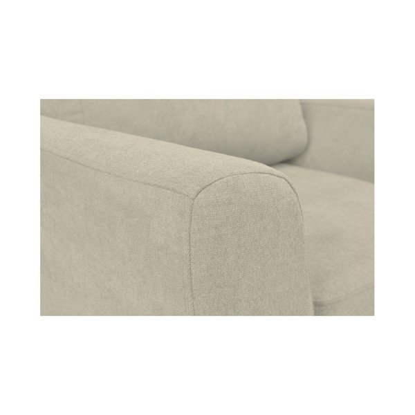Krémové křeslo se světlými nohami Mazzini Sofas Flower-image-3