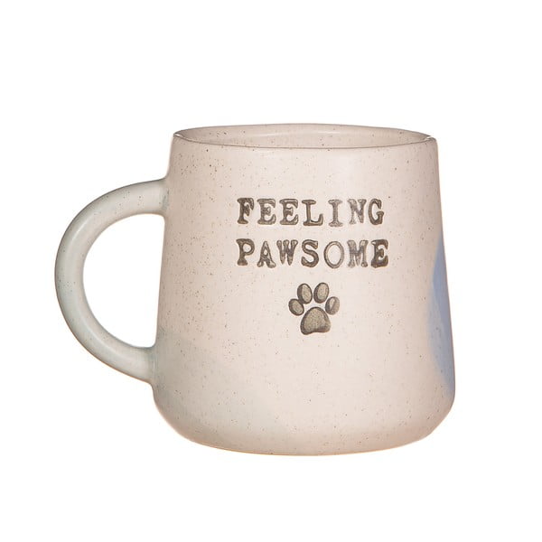 Бежова керамична чаша 350 ml Pawsome Parent - Sass & Belle-image-1