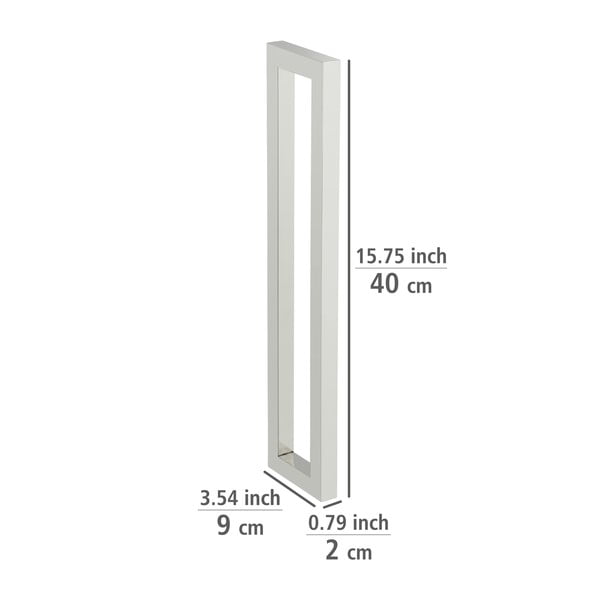 Държач за кърпи от неръждаема стомана, монтиран на стената Reitani - Wenko-image-2