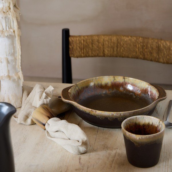 Кафява супена глинена чиния Poterie – Casafina-image-1