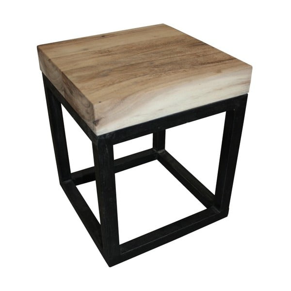Odkládací stolek z teakového dřeva HSM Collection Kayle, 35 x 45 cm