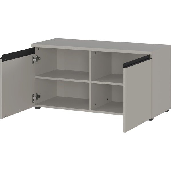 Сив шкаф за обувки с пейка Bastia - Germania-image-2