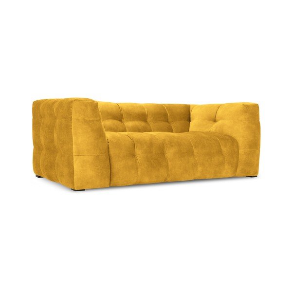 Жълт кадифен диван , 208 см Vesta - Windsor & Co Sofas-image-3