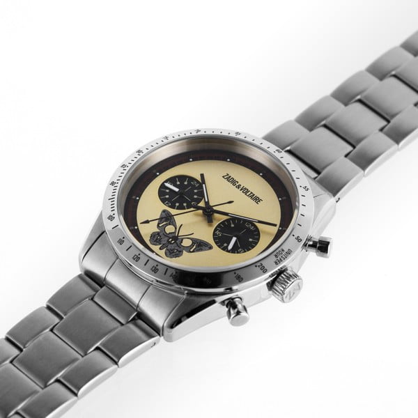 Dámské hodinky stříbrné barvy Zadig & Voltaire Butterflies