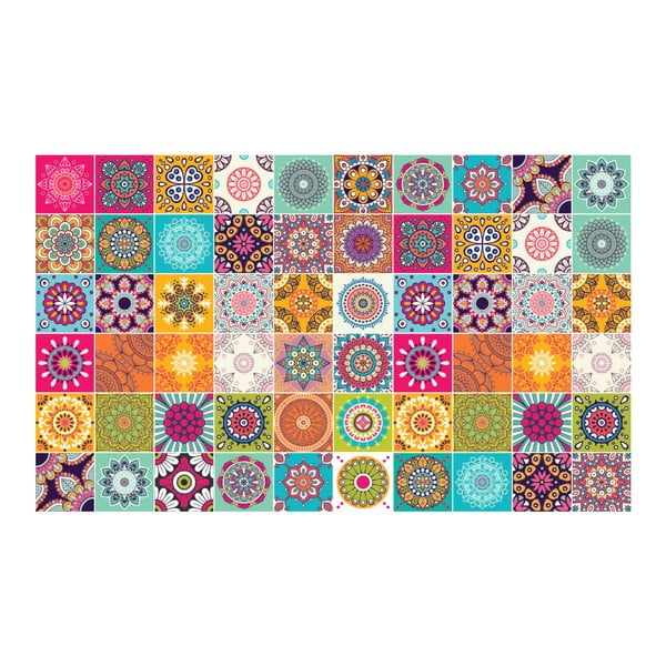 Комплект от 60 декоративни стикера за стена Поток, 15 x 15 cm - Ambiance-image-2