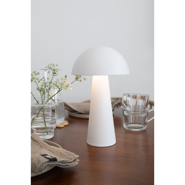 Бяла LED настолна лампа (височина 26,5 см) Fungi - Markslöjd-image-4