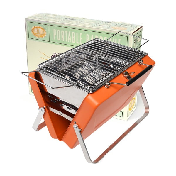 Преносим грил на дървени въглища Burnt Orange – Rex London-image-2