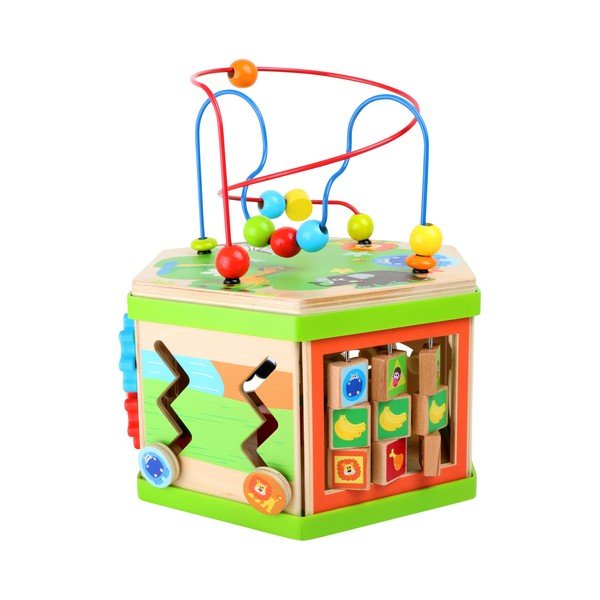 Дървена играчка за развитие на моториката Safari - Legler-image-1