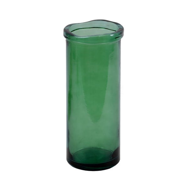 Зелена ваза от рециклирано стъкло Simplicity, височина 36 cm - Ego Dekor