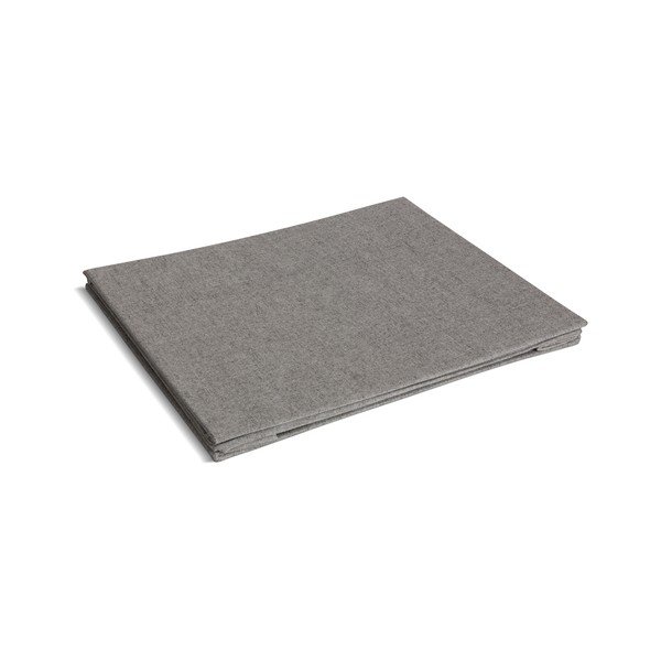 Сива текстилна кутия за съхранение с капак 46x56x16 cm Soft Storage Low – Bigso-image-4