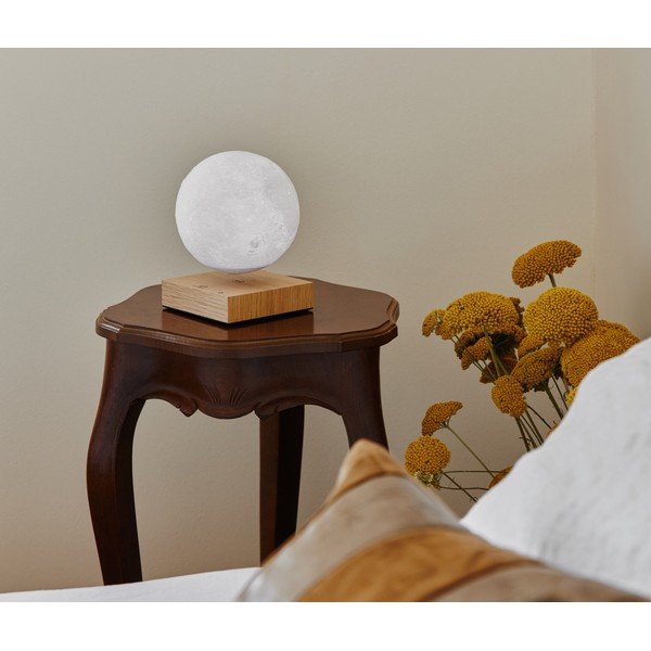 LED настолна лампа в естествен цвят (височина 14 cm) Moon – Gingko-image-1