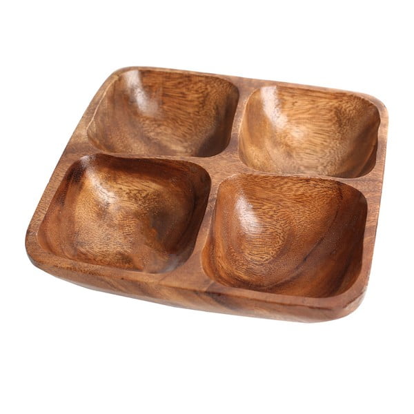 Кафява дървена купа за сервиране Kora - Premier Housewares-image-2