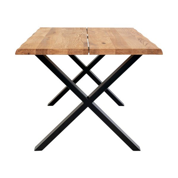 Трапезна маса с плот от масивен дъб , 140 x 95 cm Toulon - House Nordic-image-4