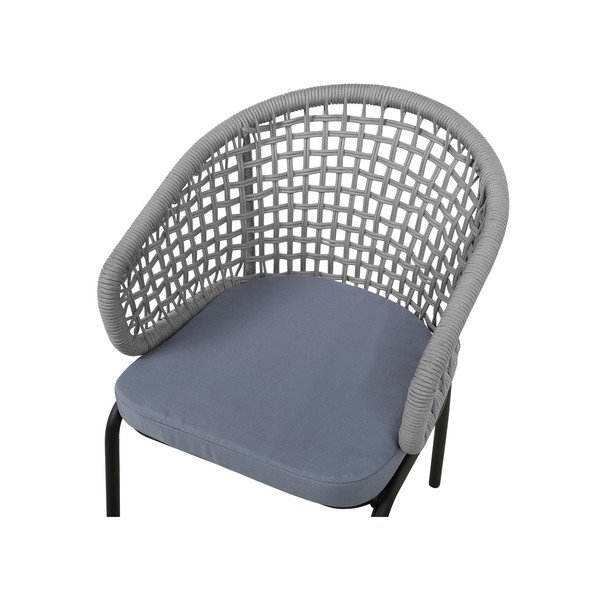 Комплект от 2 сиви градински стола Ibiza Palmi - Monobeli-image-2